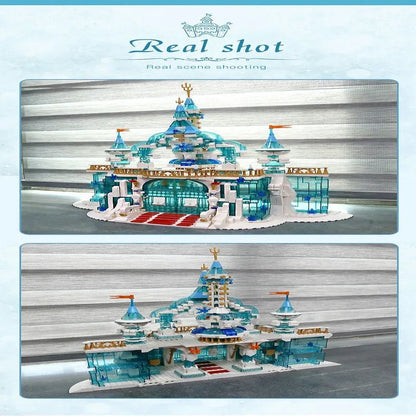 Mould King MOC Building Block Set: Princess Frozen Entrance Ice Castle