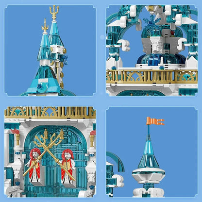Mould King MOC Building Block Set: Princess Frozen Entrance Ice Castle