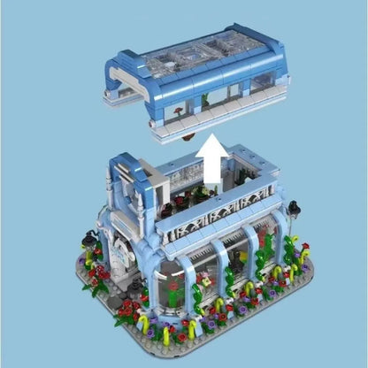 Mould King MOC Building Block Set: Botanical Garden With Lights, Model 16048
