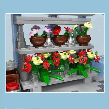Mould King MOC Building Block Set: Botanical Garden With Lights, Model 16048