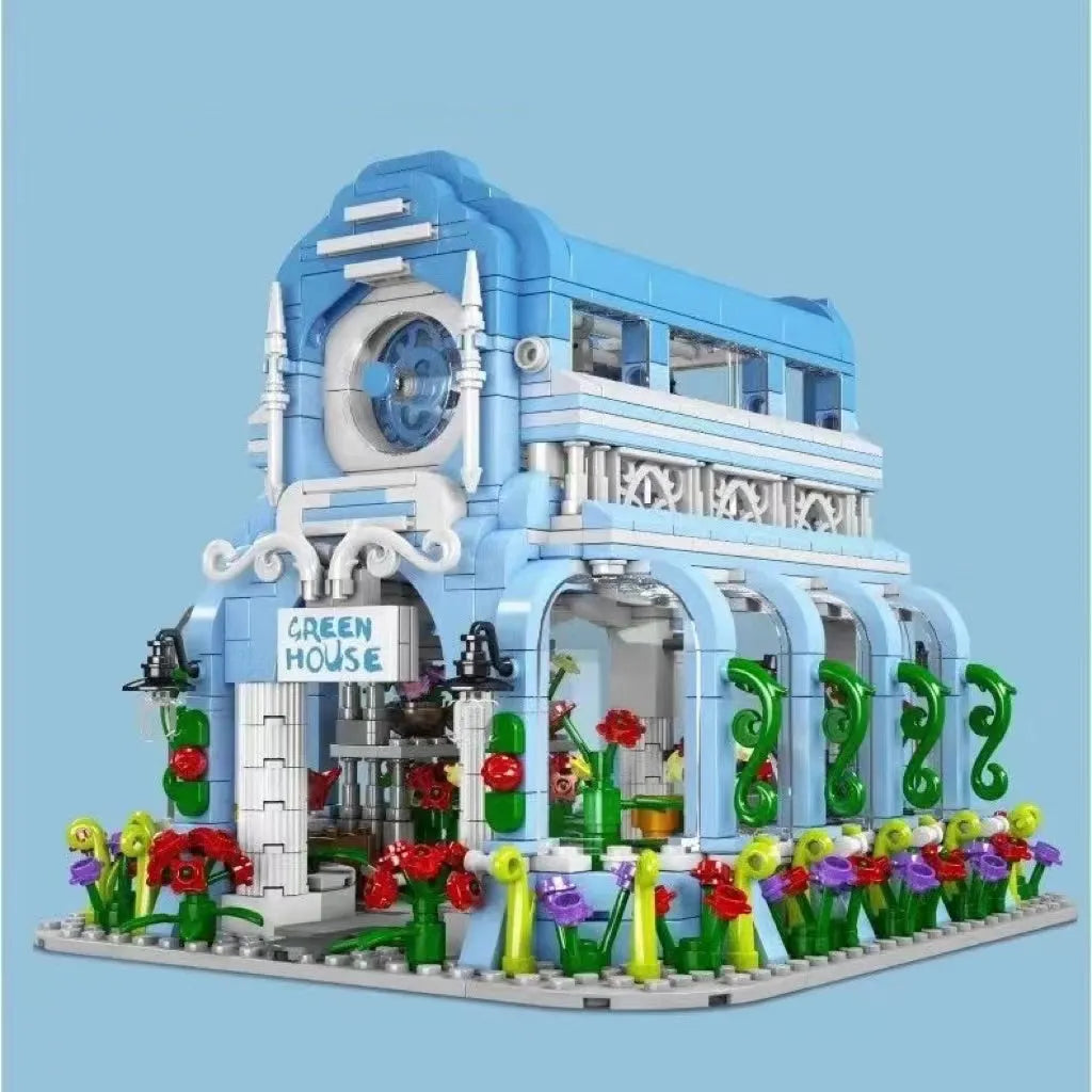 Mould King MOC Building Block Set: Botanical Garden With Lights, Model 16048