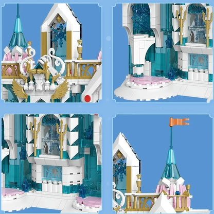 Mould King MOC Building Block Set: Princess Snow Palace Castle