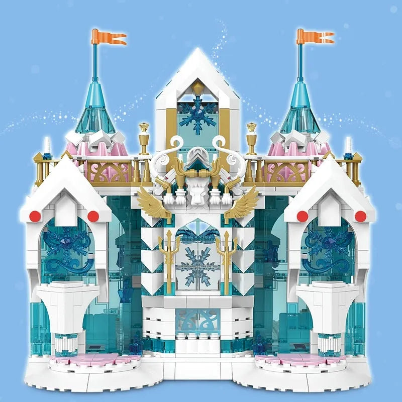 Mould King MOC Building Block Set: Princess Snow Palace Castle