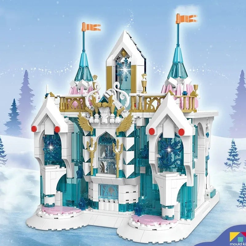 Mould King MOC Building Block Set: Princess Snow Palace Castle