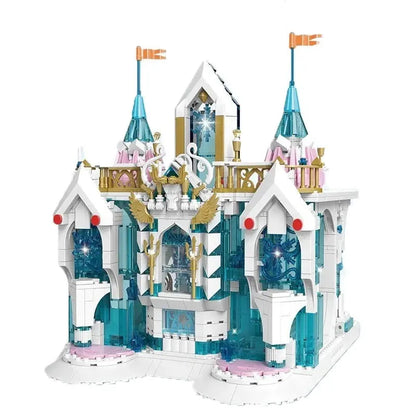 Mould King MOC Building Block Set: Princess Snow Palace Castle