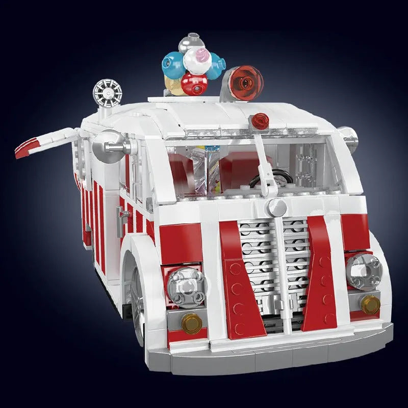 Mould King MOC Building Block Set: Ice Cream Truck 10039, Model K10039
