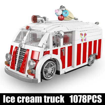 Mould King MOC Building Block Set: Ice Cream Truck 10039, Model K10039