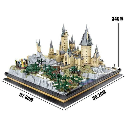 Mould King MOC Building Block Set: Harry Potter MOC Hogwarts Witchcraft School