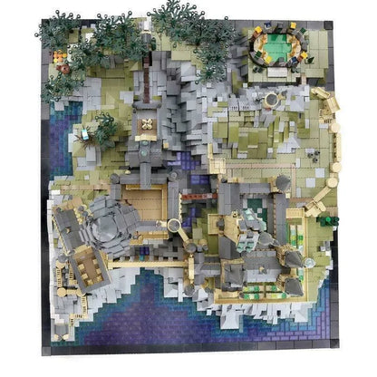 Mould King MOC Building Block Set: Harry Potter MOC Hogwarts Witchcraft School