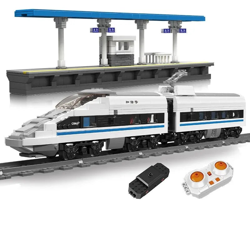 Mould King Motorized Building Block Set: High Tech RC CRH380A High Speed Train, Model K12021