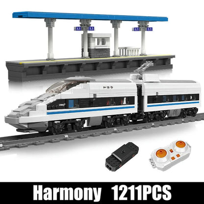 Mould King Motorized Building Block Set: High Tech RC CRH380A High Speed Train, Model K12021