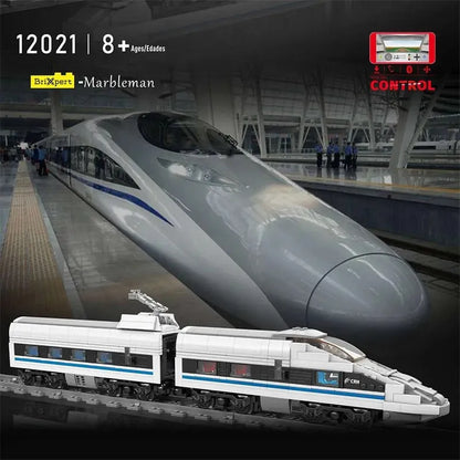 Mould King Motorized Building Block Set: High Tech RC CRH380A High Speed Train, Model K12021