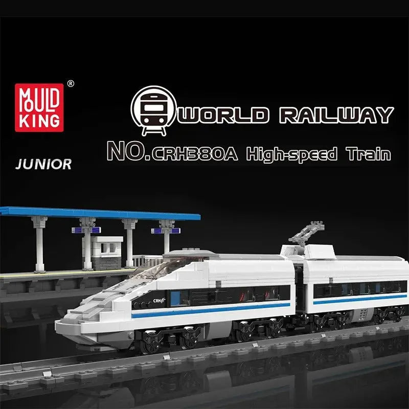 Mould King Motorized Building Block Set: High Tech RC CRH380A High Speed Train, Model K12021