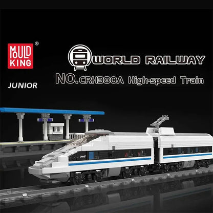 Mould King Motorized Building Block Set: High Tech RC CRH380A High Speed Train, Model K12021