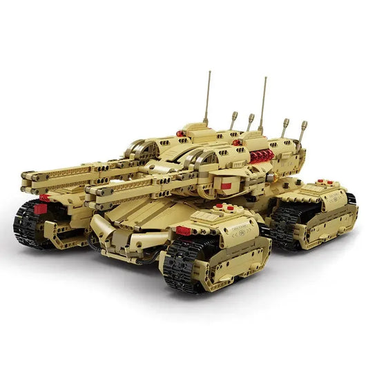 Mould King MOC Building Block Set: Motorized RC Heavy Mammoth Tank, Model K20011