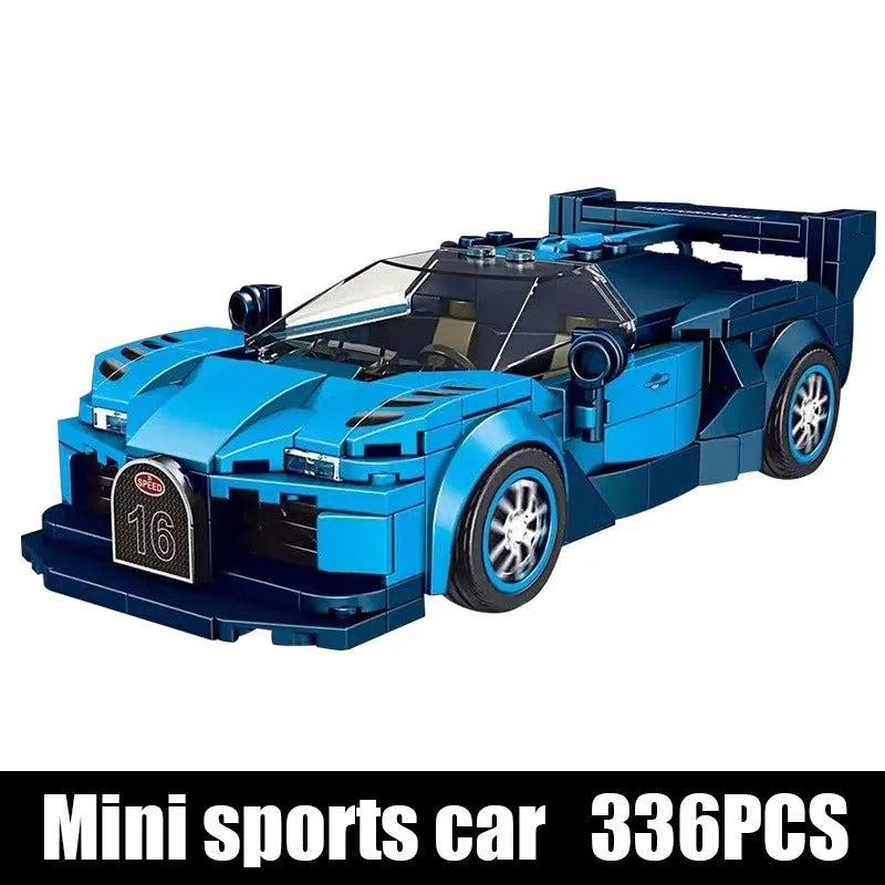 Mould King Building Block Set: Mini Bugatti Vision GT Sports Racing Car 27001, Model K27001