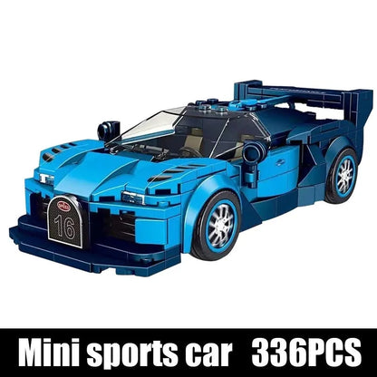 Mould King Building Block Set: Mini Bugatti Vision GT Sports Racing Car 27001, Model K27001
