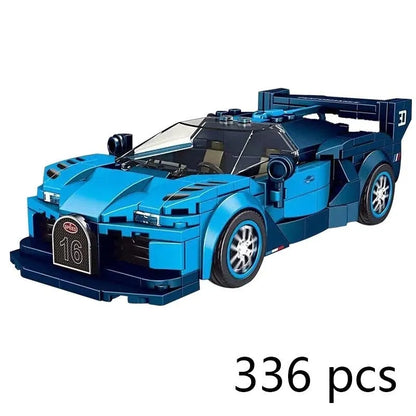 Mould King Building Block Set: Mini Bugatti Vision GT Sports Racing Car 27001, Model K27001