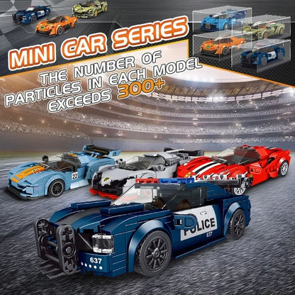 Mould King Building Block Set: Mini Lambo Sian Super Racing Sports Car 27003, Model K27003