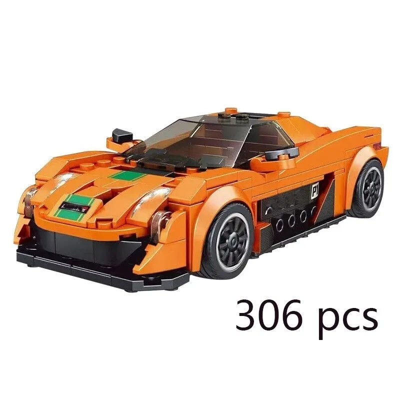 Mould King Building Block Set: Mini McLaren P1 Super Sports Racing Car 27004, Model K27004