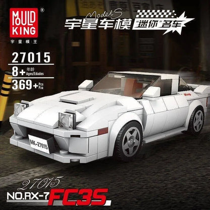 Mould King Building Block Set: Mini Super Ferrari 488 GTB Racing Sports Car 27006, Model K27006