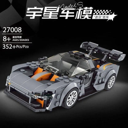 Mould King Building Block Set: Mini Super Ferrari 488 GTB Racing Sports Car 27006, Model K27006