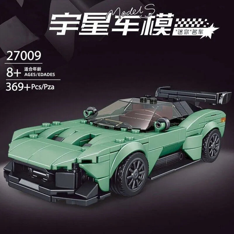 Mould King Building Block Set: Mini Super Ferrari 488 GTB Racing Sports Car 27006, Model K27006