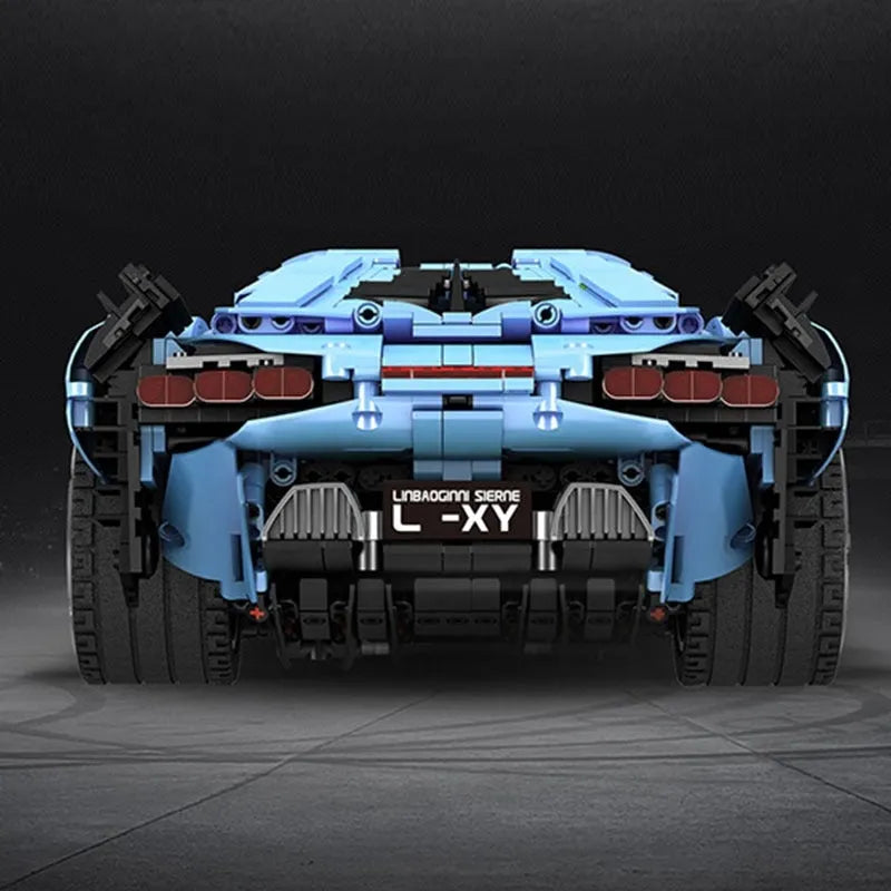 Mould King MOC Motorized Building Block Set: 13056 Roadster Lamborghini Hyper Racing Car