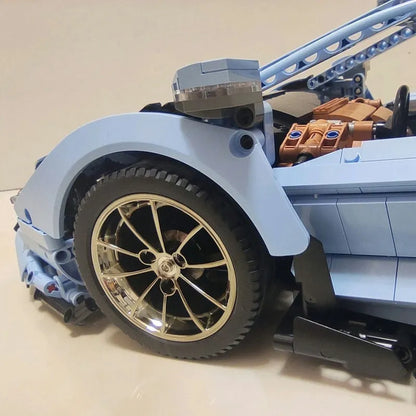 Mould King MOC Motorized Building Block Set: 13056 Roadster Lamborghini Hyper Racing Car