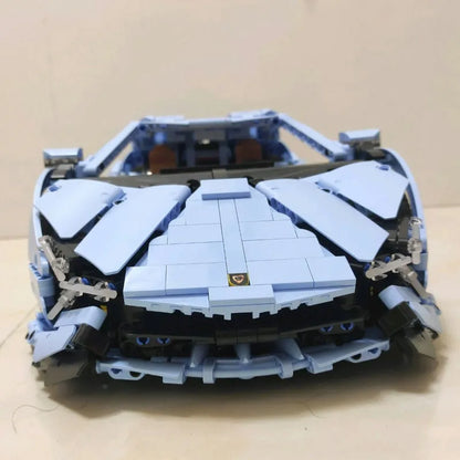 Mould King MOC Motorized Building Block Set: 13056 Roadster Lamborghini Hyper Racing Car
