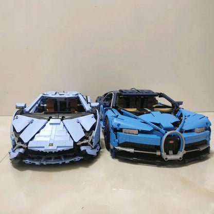 Mould King MOC Motorized Building Block Set: 13056 Roadster Lamborghini Hyper Racing Car