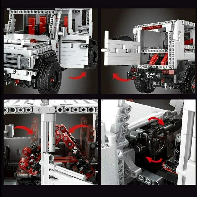 Mould King MOC Building Block Set: 13069 SUV Car G500 Off-Road AWD