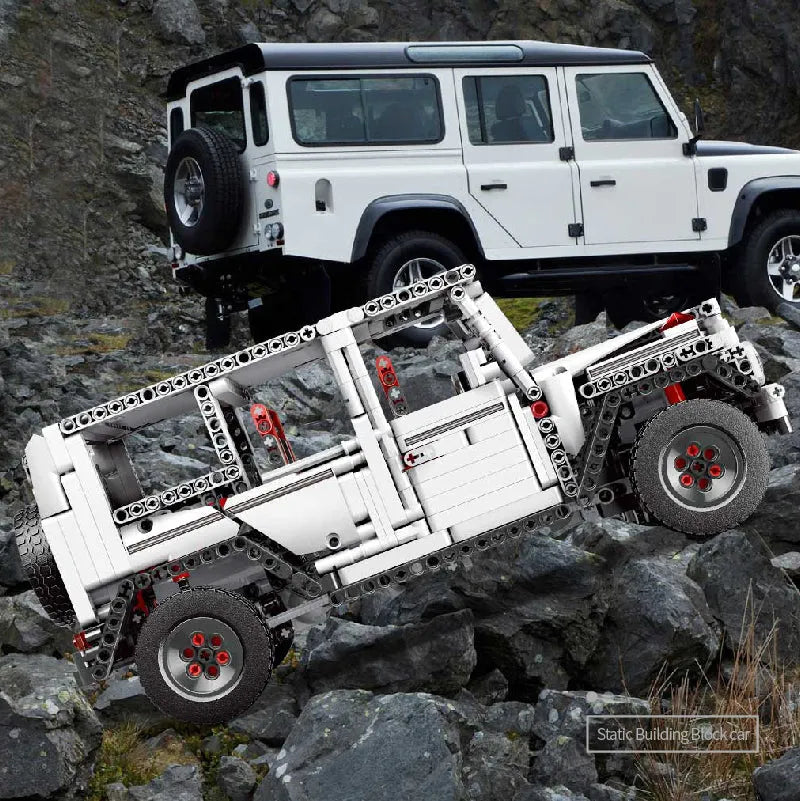 Mould King MOC Building Block Set: 13069 SUV Car G500 Off-Road AWD
