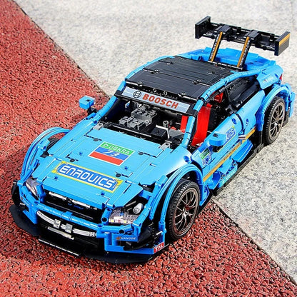 Mould King MOC Motorized Building Block Set: 13073 RC Mercedes Benz AMG C63 Racing Car, Model K13073