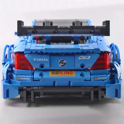 Mould King MOC Motorized Building Block Set: 13073 RC Mercedes Benz AMG C63 Racing Car, Model K13073
