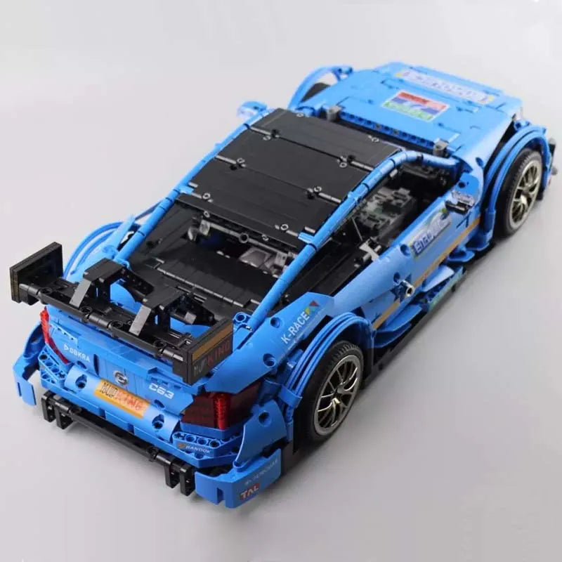 Mould King MOC Motorized Building Block Set: 13073 RC Mercedes Benz AMG C63 Racing Car, Model K13073
