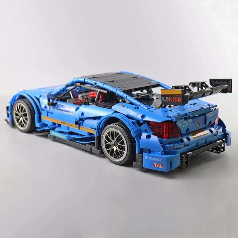 Mould King MOC Motorized Building Block Set: 13073 RC Mercedes Benz AMG C63 Racing Car, Model K13073