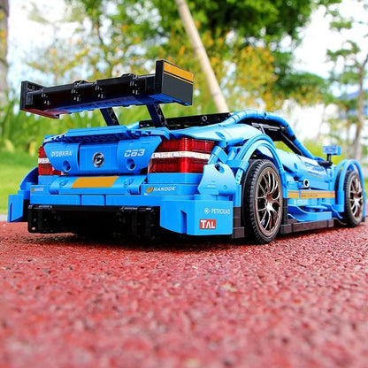 Mould King MOC Motorized Building Block Set: 13073 RC Mercedes Benz AMG C63 Racing Car, Model K13073