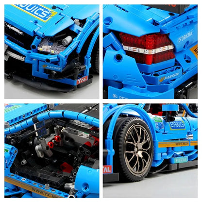 Mould King MOC Motorized Building Block Set: 13073 RC Mercedes Benz AMG C63 Racing Car, Model K13073