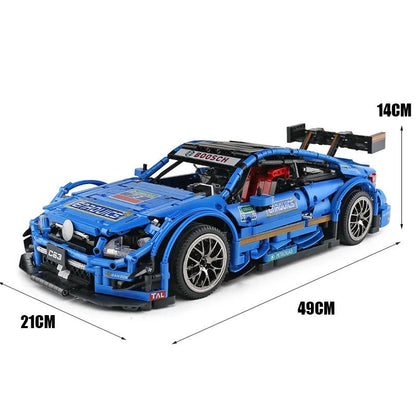 Mould King MOC Motorized Building Block Set: 13073 RC Mercedes Benz AMG C63 Racing Car, Model K13073