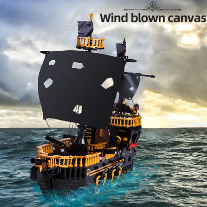Mould King MOC Building Block Set: 13083 Pirates Of Caribbean The Seagull Ship, Model MK13083