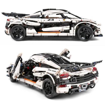 Mould King MOC Motorized Building Block Set: 13120 Supercar Koenigsegg One Racing Car