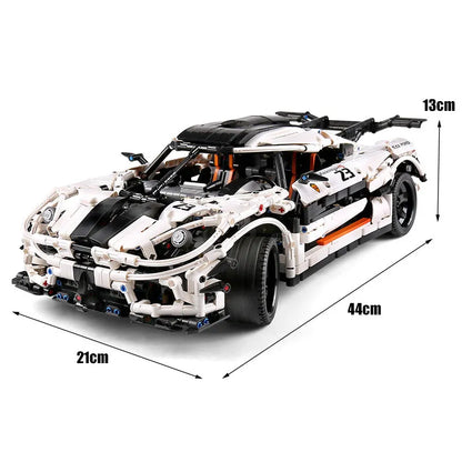 Mould King MOC Motorized Building Block Set: 13120 Supercar Koenigsegg One Racing Car