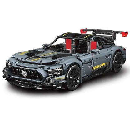 Mould King MOC Motorized Building Block Set: 13123 AMG GTR Shadow Roadster Racing Car, Model K13123