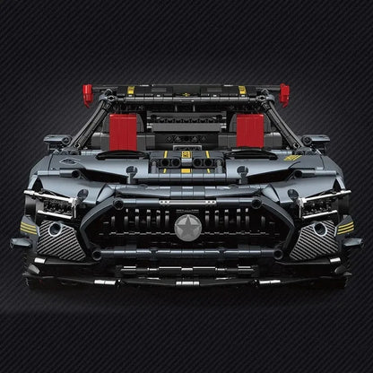 Mould King MOC Motorized Building Block Set: 13123 RC APP Shadow Roadster AMG GTR Racing Car, Model K13123PF