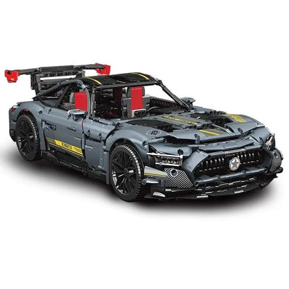 Mould King MOC Motorized Building Block Set: 13123 RC APP Shadow Roadster AMG GTR Racing Car, Model K13123PF