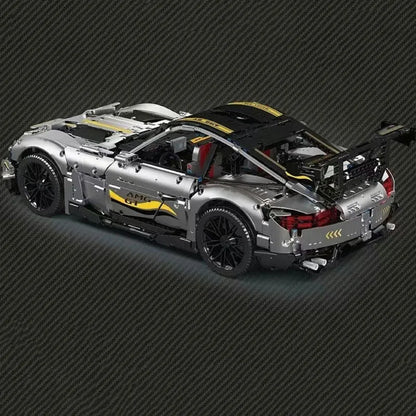 Mould King MOC Motorized Building Block Set: 13126 AMG GTR QUICKSILVER Racing Car, Model K13126