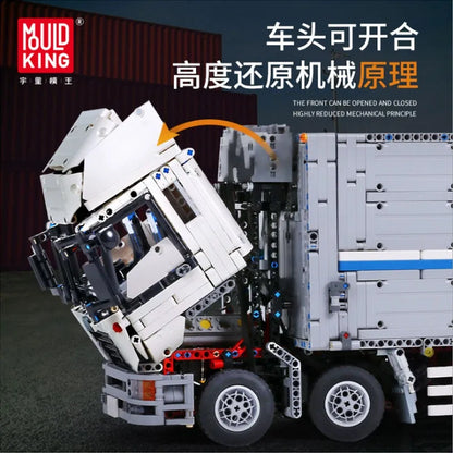Mould King MOC Building Block Set: 13139 APP Motorized RC Heavy Wing Body Truck, Model K13139
