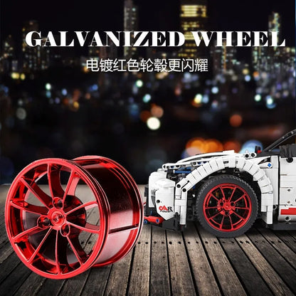 Mould King MOC Building Block Set: 13172 Nissan GTR Coupe Sports Racing Car, Model K13172