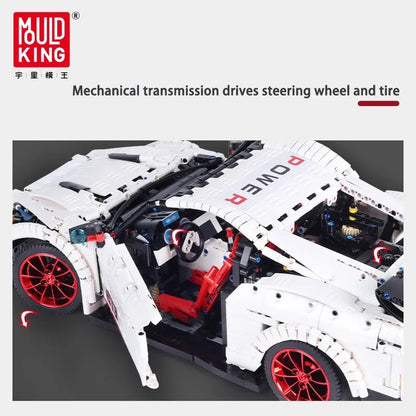 Mould King MOC Building Block Set: 13172 Nissan GTR Coupe Sports Racing Car, Model K13172